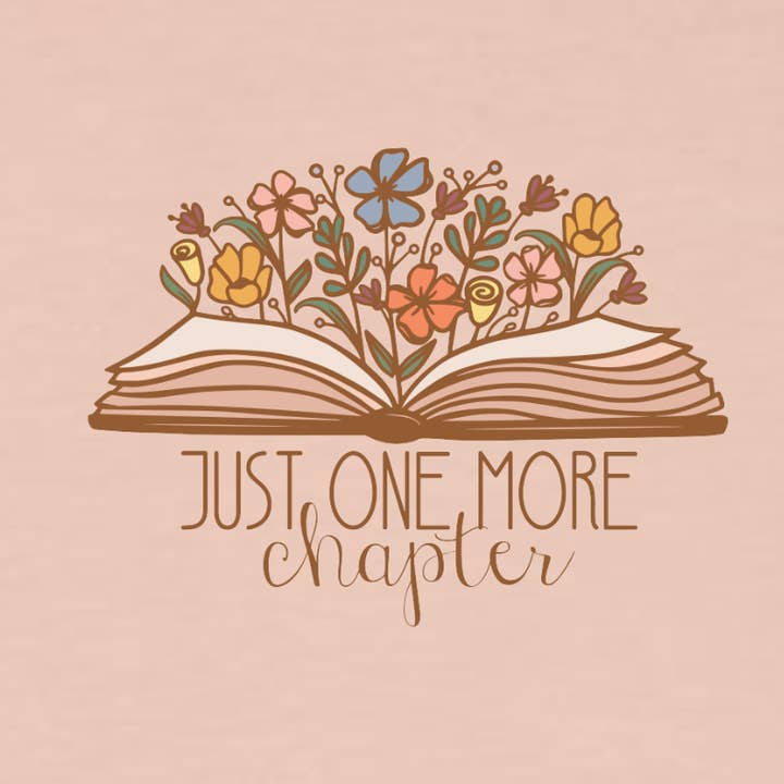 My State Designs - Wholesale Screen Printed T-Shirt - Unisex - T-Shirt: Just one more chapter-Dusty Rose1