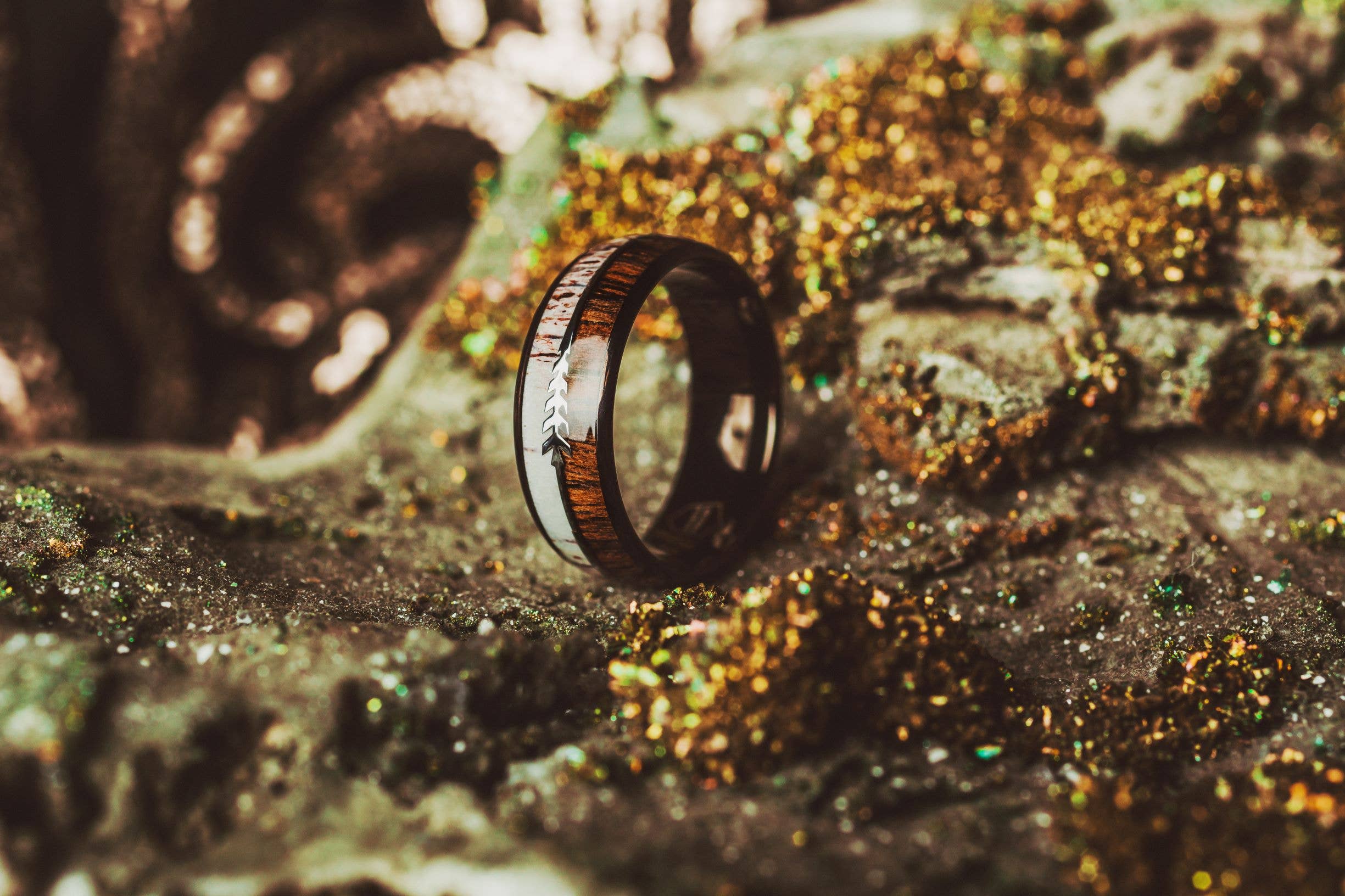 Wooden Element - Wholesale Band/Stacked Ring - Moonshine Ring4