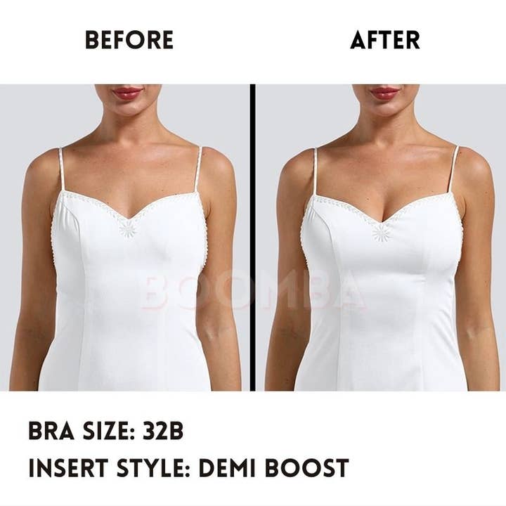 BOOMBA - Wholesale Bra Inserts - Women's - Demi Boost Inserts