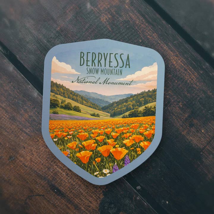 Berryessa Snow Mountain Sticker | National Monument for wholesale by Albion Mercantile Co.
