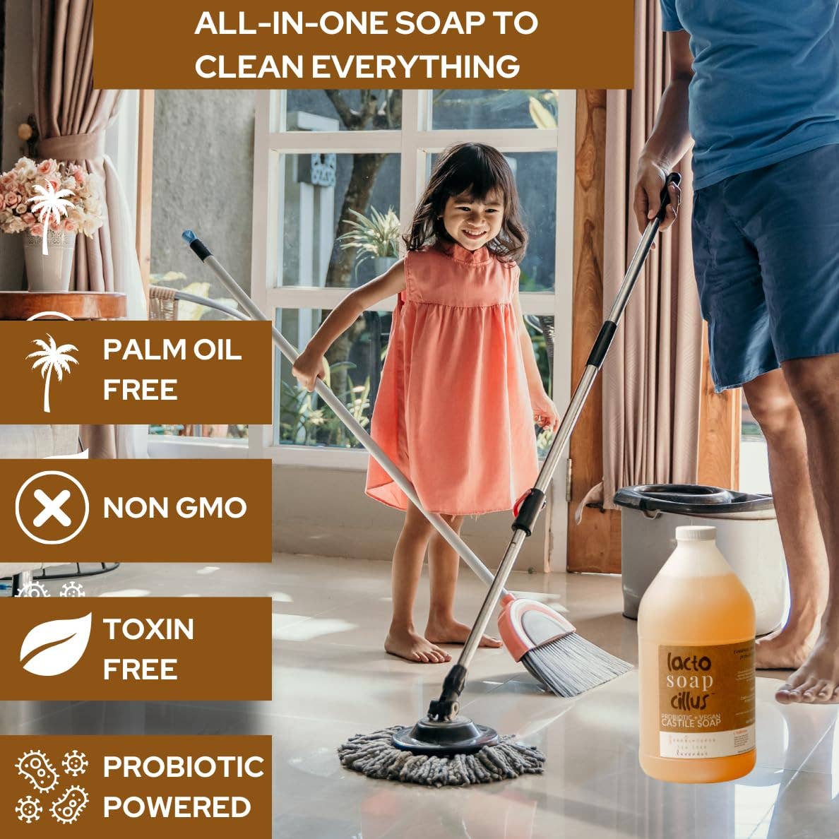 Elemental Wellness | Soap & Toxin-Free Living – wholesale Body wash/shower gel – Frankincense Castile Soap | Bulk Natural Soap (64 oz)4