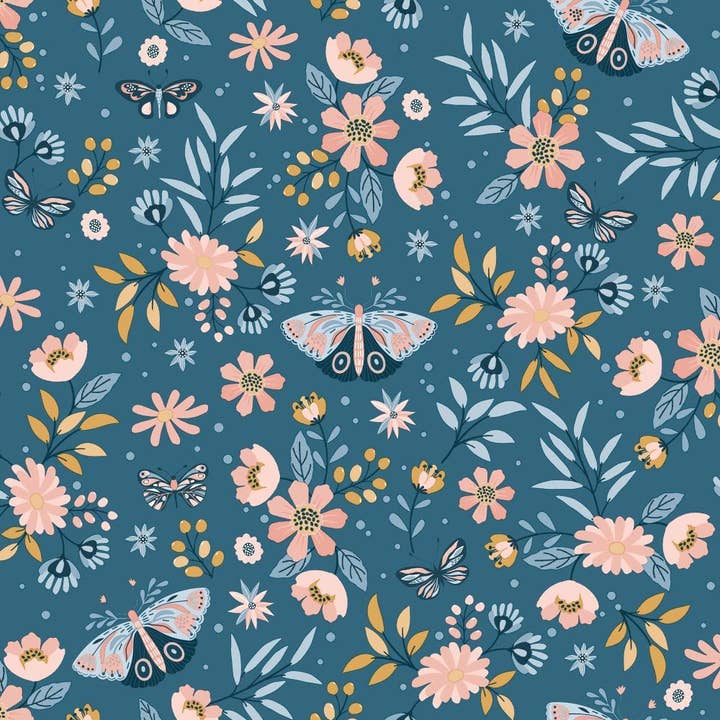 Whimsical Meadow Wallpaper for wholesale by Veer Decor