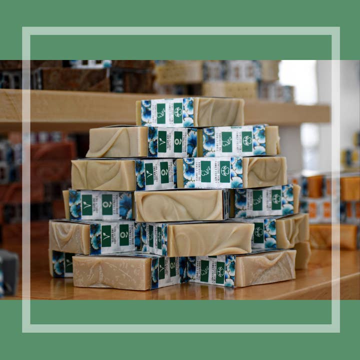 Bar Soap: Peppermint Sage for wholesale by Tiani Body Care