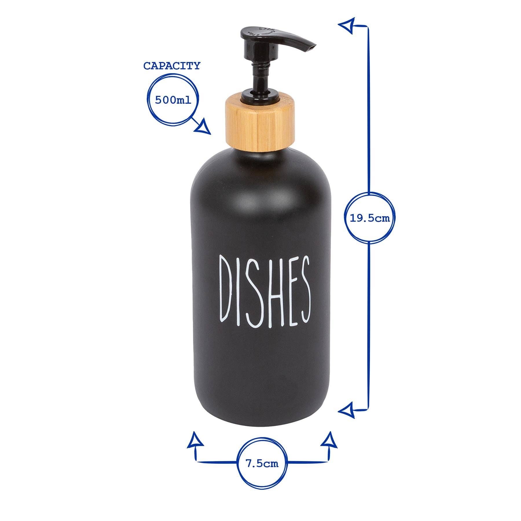 Rinkit Ltd - Wholesale Soap Dispenser - Glass Dish Soap Dispenser - 500ml - Black5