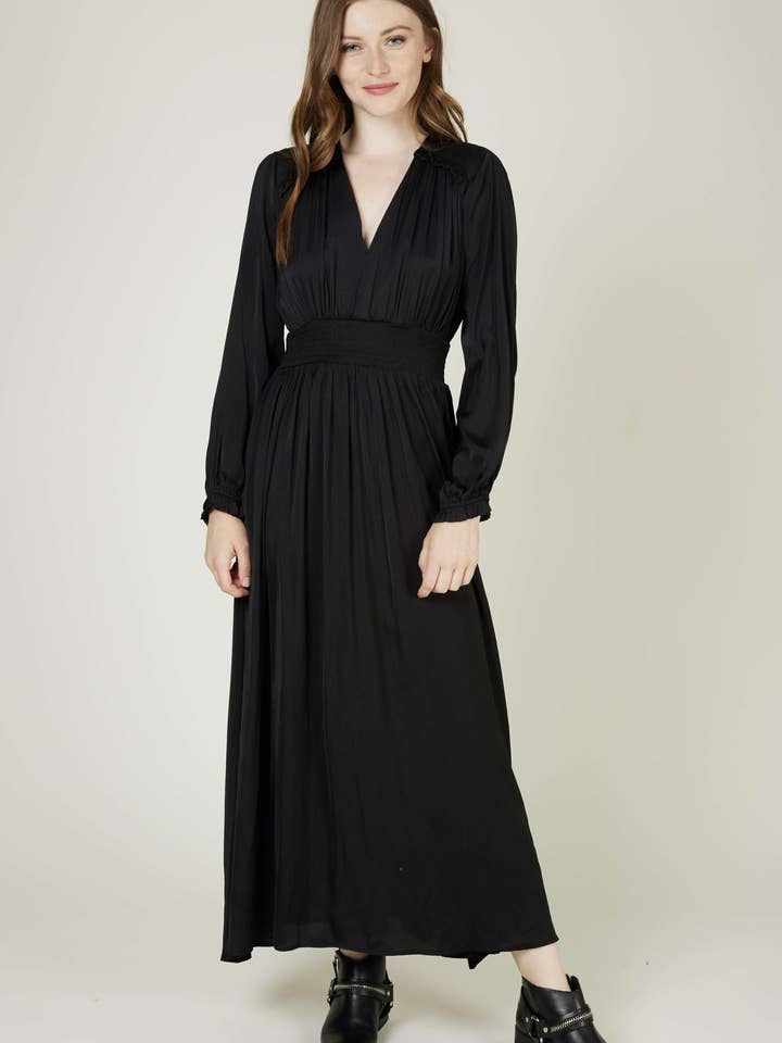 Andy & Lucy - Wholesale Dress - Women's - ATHENA - Long satin dress17