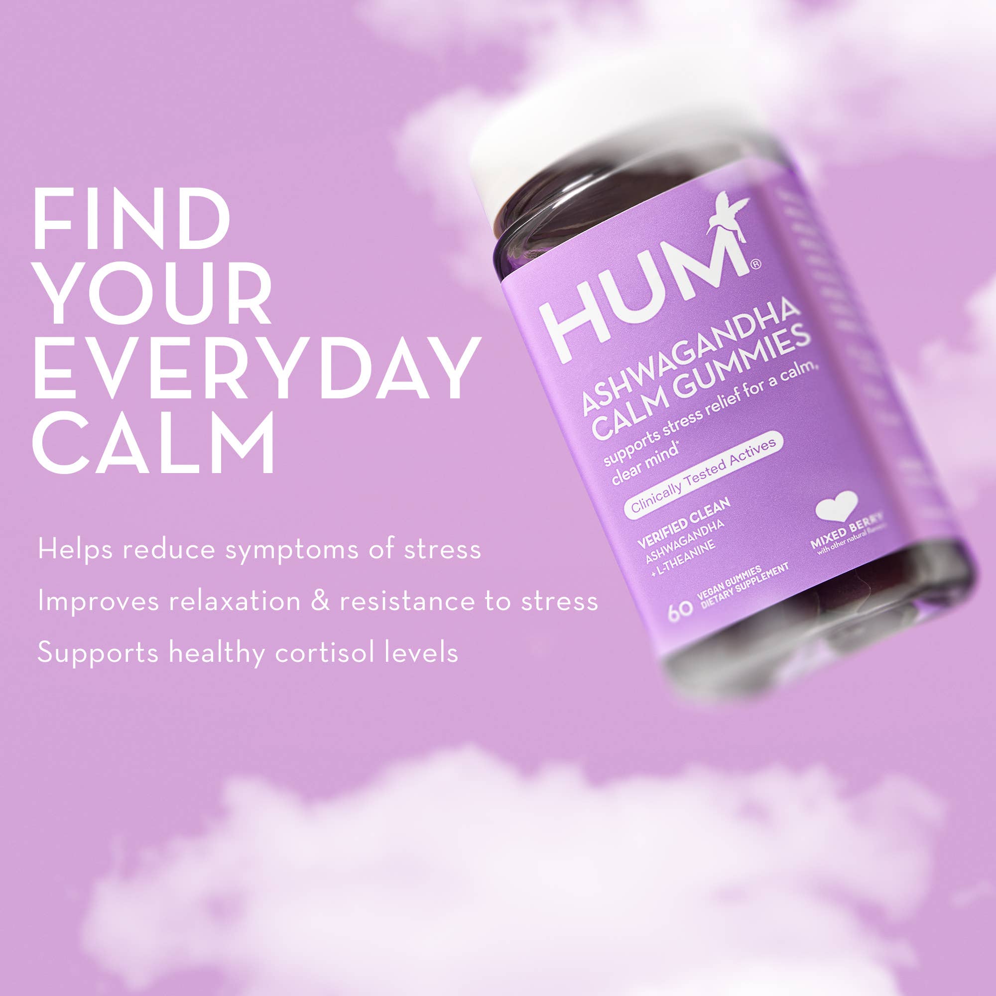 Hum Nutrition - Wholesale Oral Supplement/Vitamin - ASHWAGANDHA CALM GUMMIES FOR STRESS & RELAXATION6