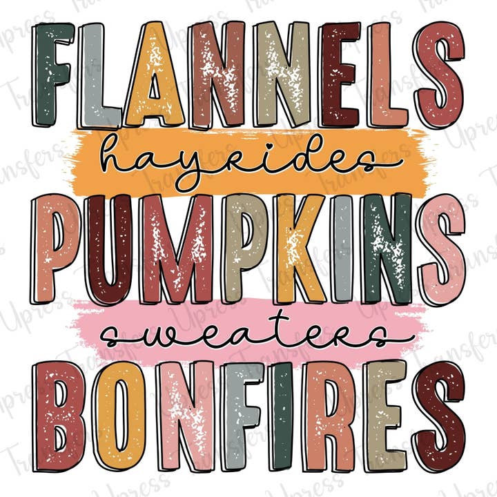 Flanelle Giri in carrozza Zucche Maglioni Falò Impilati per la vendita all'ingrosso da parte di Trendy Tees Wholesale And Boutique