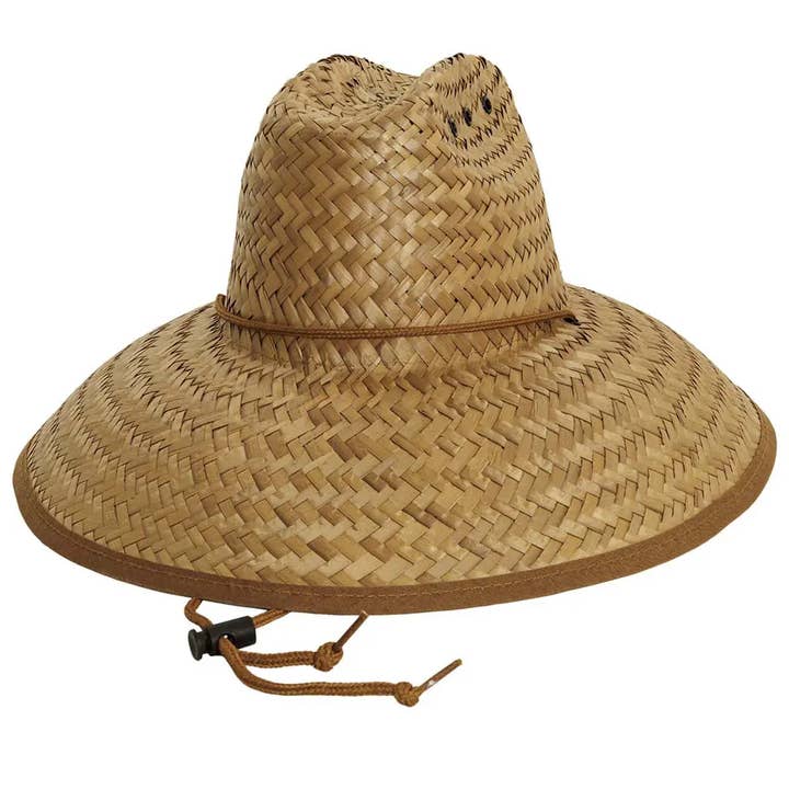 American Hat Makers - Wholesale Straw Hat - Unisex - Palm Straw Sun Hat - Style Barracuda (Prepack of 12)2