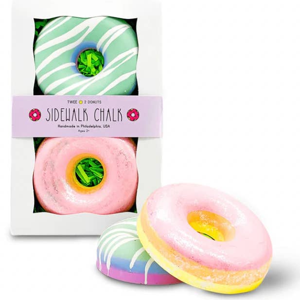 RAINBOW DONUTS | TWEE HANDMADE SIDEWALK CHALK for wholesale by TWEE made for little hands