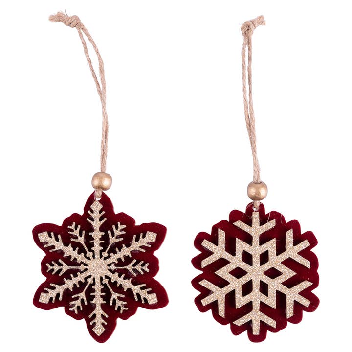VdE Tivoli 1996 - Wholesale Ornament Set - CHRISTMAS CHIC SET 8 VELVET AND GLITTER BOW HANGERS2