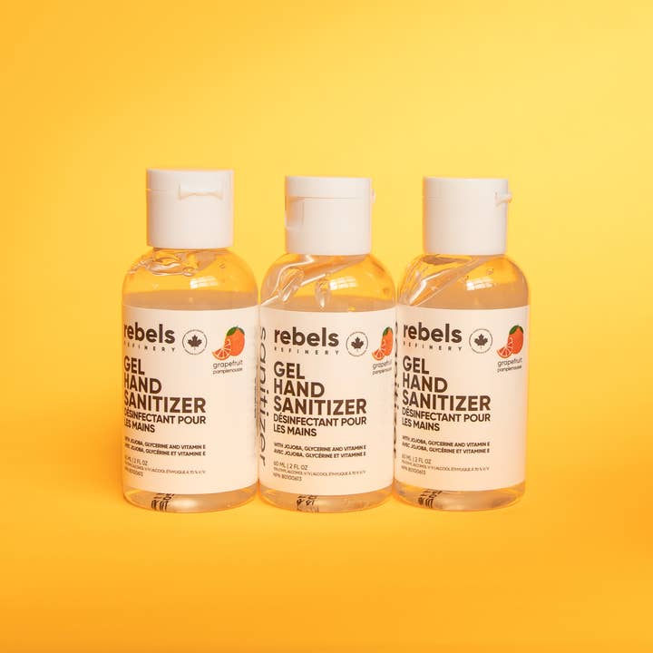 Rebels Refinery - Wholesale Hand Sanitizer - Grapefruit Hand Sanitizer GEL 60ml