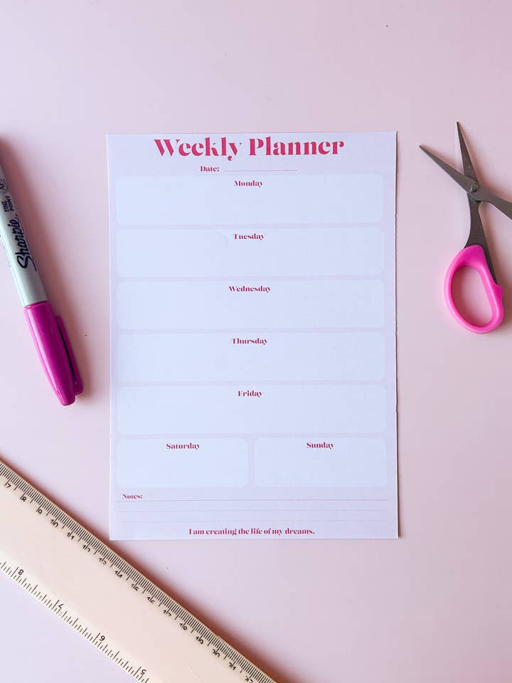 Weekly Planner NotepadĀ for wholesale by Nevele Official