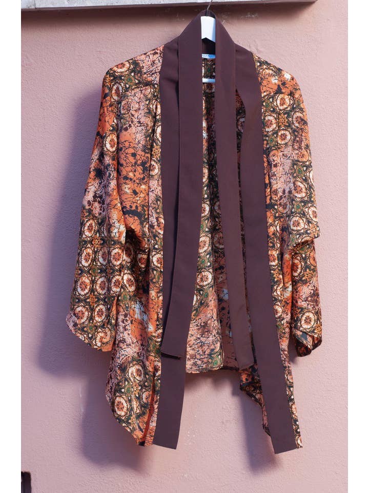 REMOVED BRAND - Wholesale Kimono - Women's - Japanese style kimono brown3