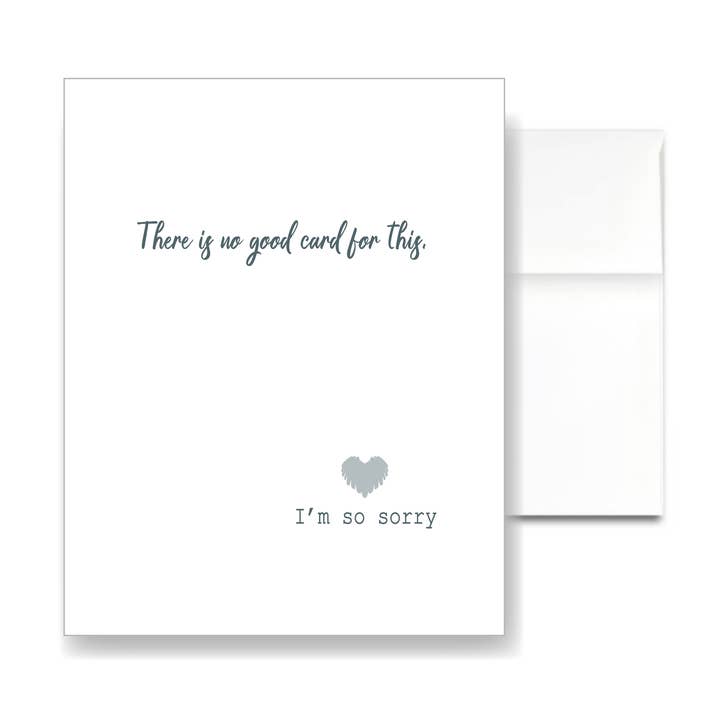 No Good Sympathy Card for wholesale by Little Dorset Shop