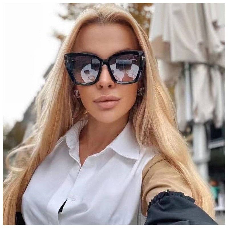 UZ Wholesale Store – Óculos de sol - Mulher por atacado – Óculos de sol Fashion Cat Eye Para Mulher Com Proteção UV4