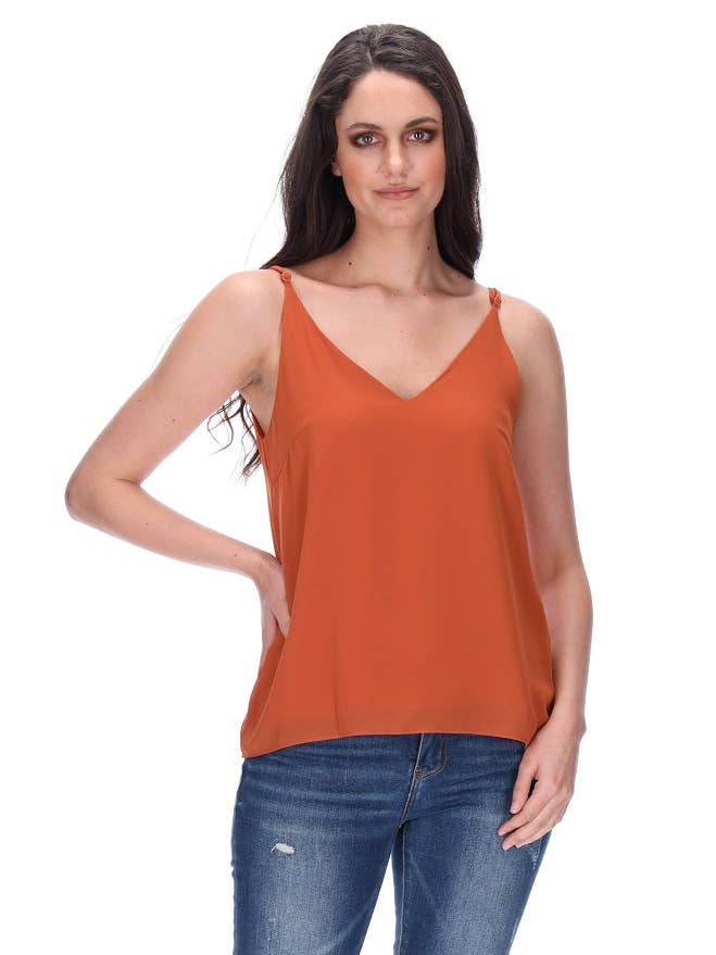 Hadley Singlet Rust for engroshandel hos Augustine