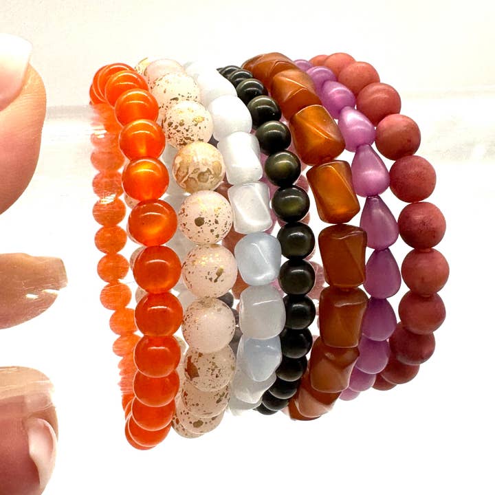 Leetie Lovendale - Wholesale Beaded Bracelet - Harvest Glow: Make Your Own Stack Bracelet Set7