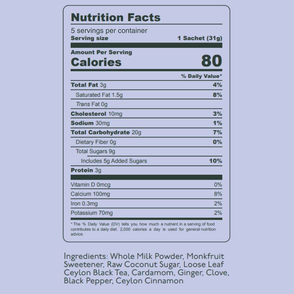 Lazy Girl Chai | Kola Goodies - Wholesale Loose Tea - Masala Chai Latte (5-Pack)6