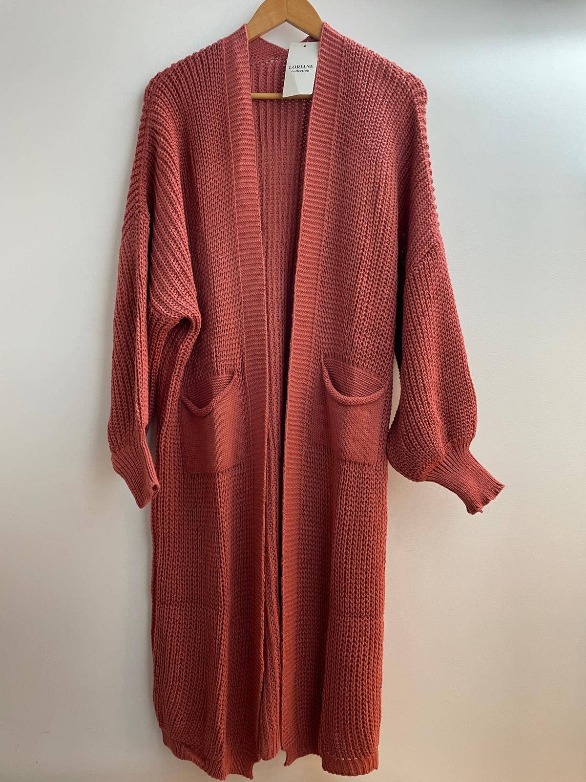 LORIANE - Wholesale Cardigan - Women's - 2268 Long knitted cardigan10