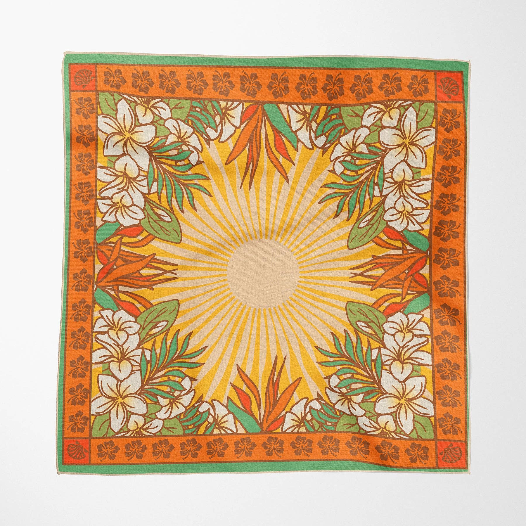 cai & jo - Vente Bandana – femme - Bandana Plumeria1