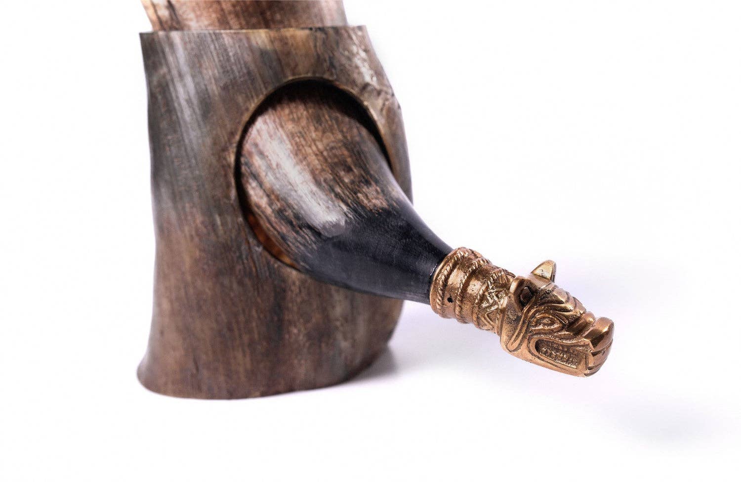 Norse Tradesman – wholesale Dricksglas och koppar – Vikingasdrickshorn med stativ30