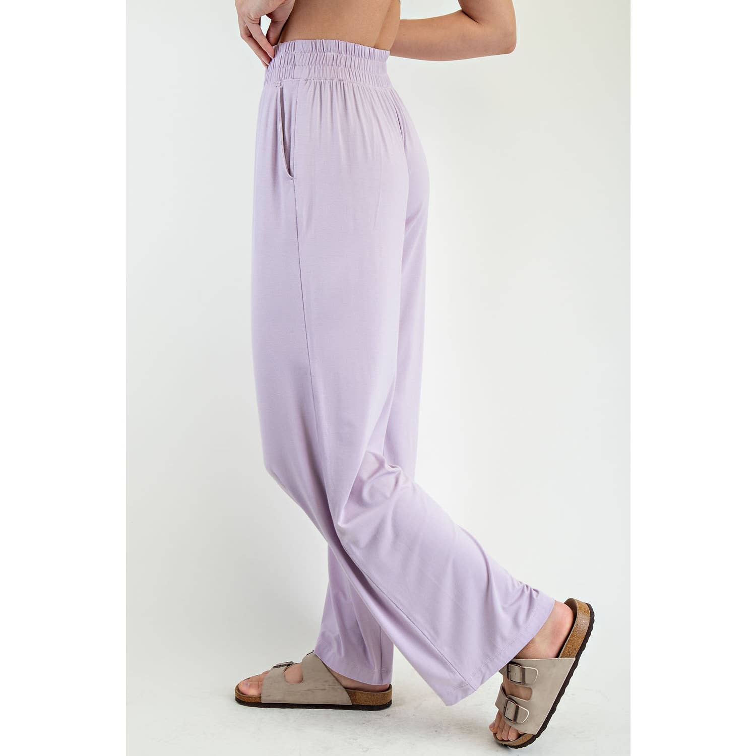 Rae Mode - Wholesale Pants - Women's - VISCOSE MODAL WIDE LEG PANT3