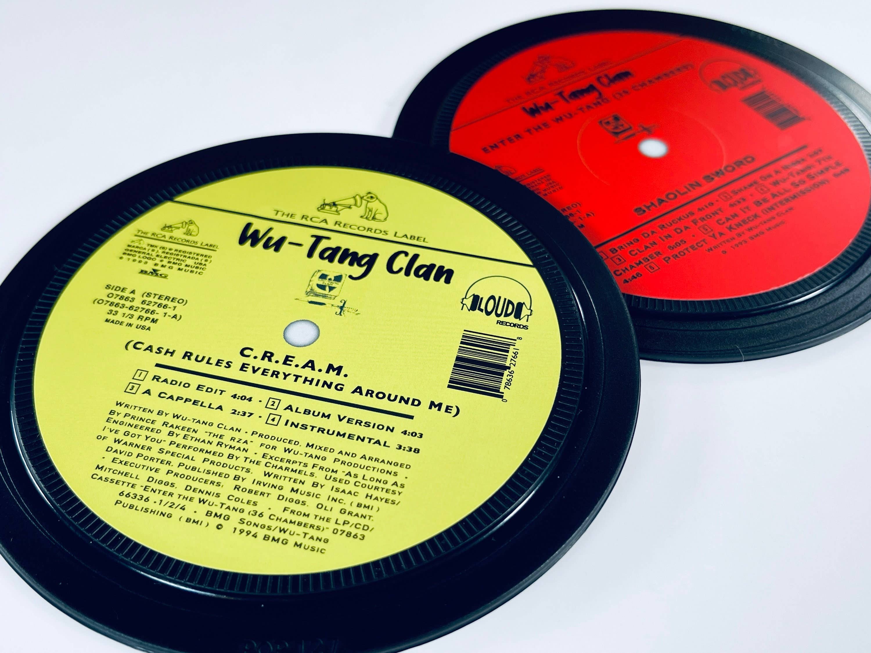 Popsters - Wholesale Coasters - Wu Tang Clan record label coasters. Popsters0
