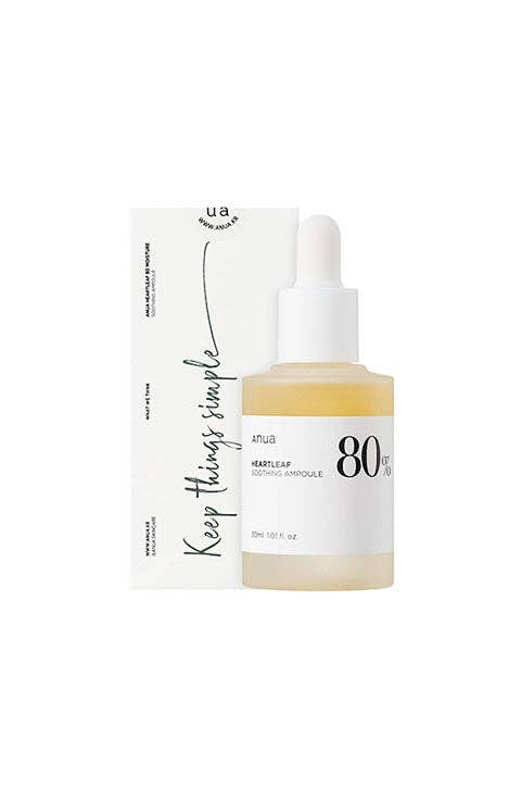 Palace Beauty Galleria - Wholesale Facial Serum/Concentrate - Anua Heartleaf 80% Soothing Ampoule 30ml / 1.01 fl.oz.
