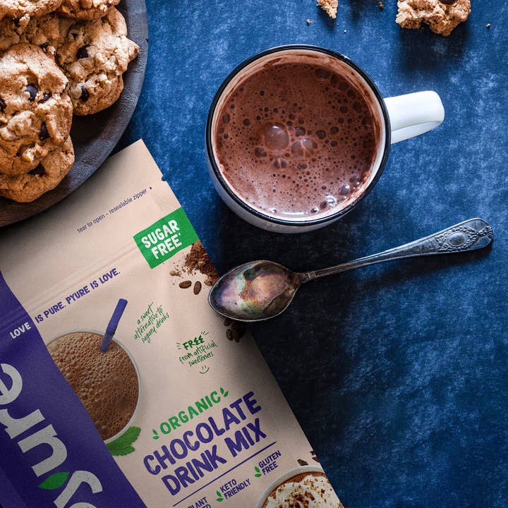 Pyure Organic - Wholesale Hot Cocoa Mix/Kit - Organic Chocolate Drink Mix With Cocoa