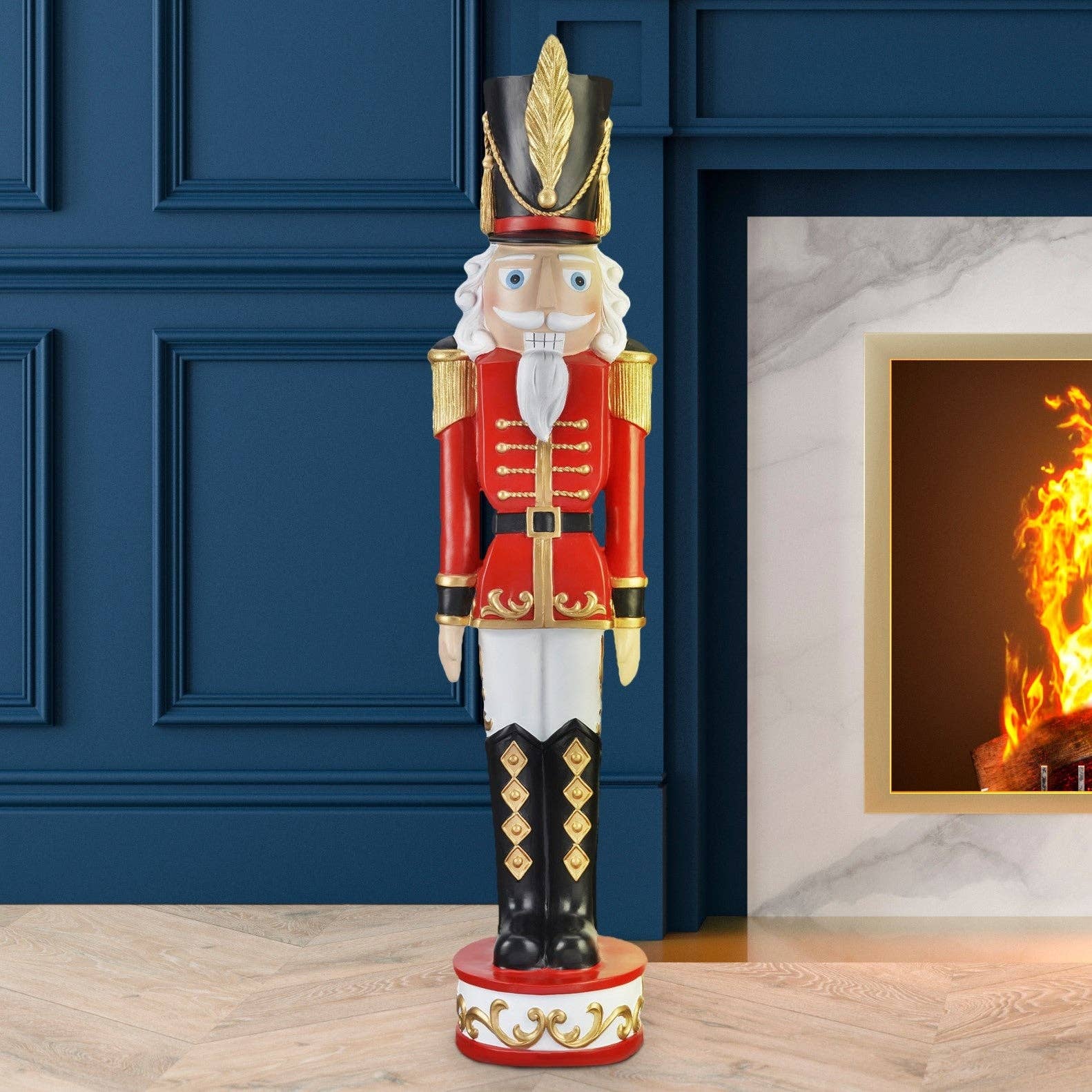 Haute Decor - Wholesale Holiday Nutcracker - 37 Inch Christmas Nutcracker Red/Black2