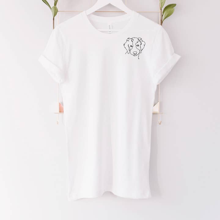 Doodle Dog Line Art Shirt för wholesale av Kai’s Canine Creative