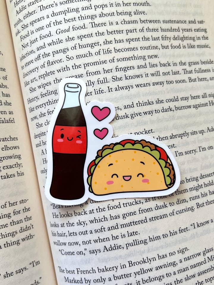 Mexican Coke and Taco - Sticker for wholesale by Starfalled Pages