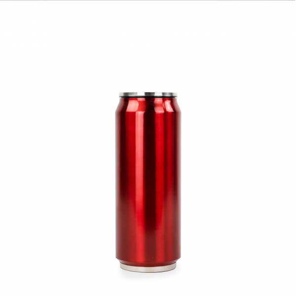 YOKO DESIGN - Vente Gourde/bouteille isotherme - Canette isotherme rouge de 500 ml
