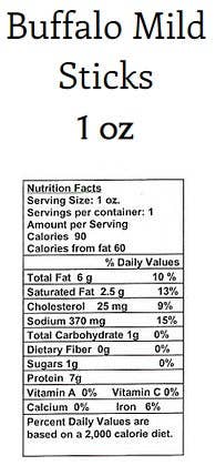 Ranch Hand Provisions - Wholesale Jerky - Buffalo Stick - Mild4