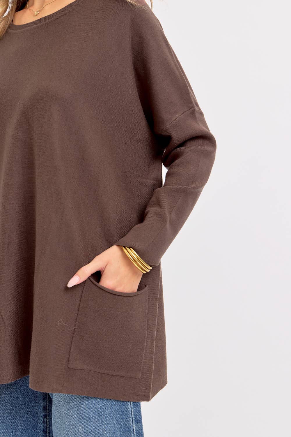 Sweet Lovely by Jen – wholesale Tunikatröja - Dam – OVERSIZE/LÖS PASSFORM TRÖJA MED RUND HALS57