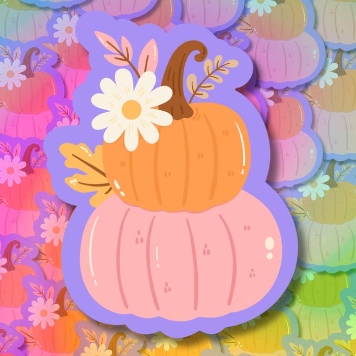 Wunderschöner Kürbis Vinyl-Aufkleber für den Großhandel von Hikaru Tara Art Arst & Craft Gift Shop