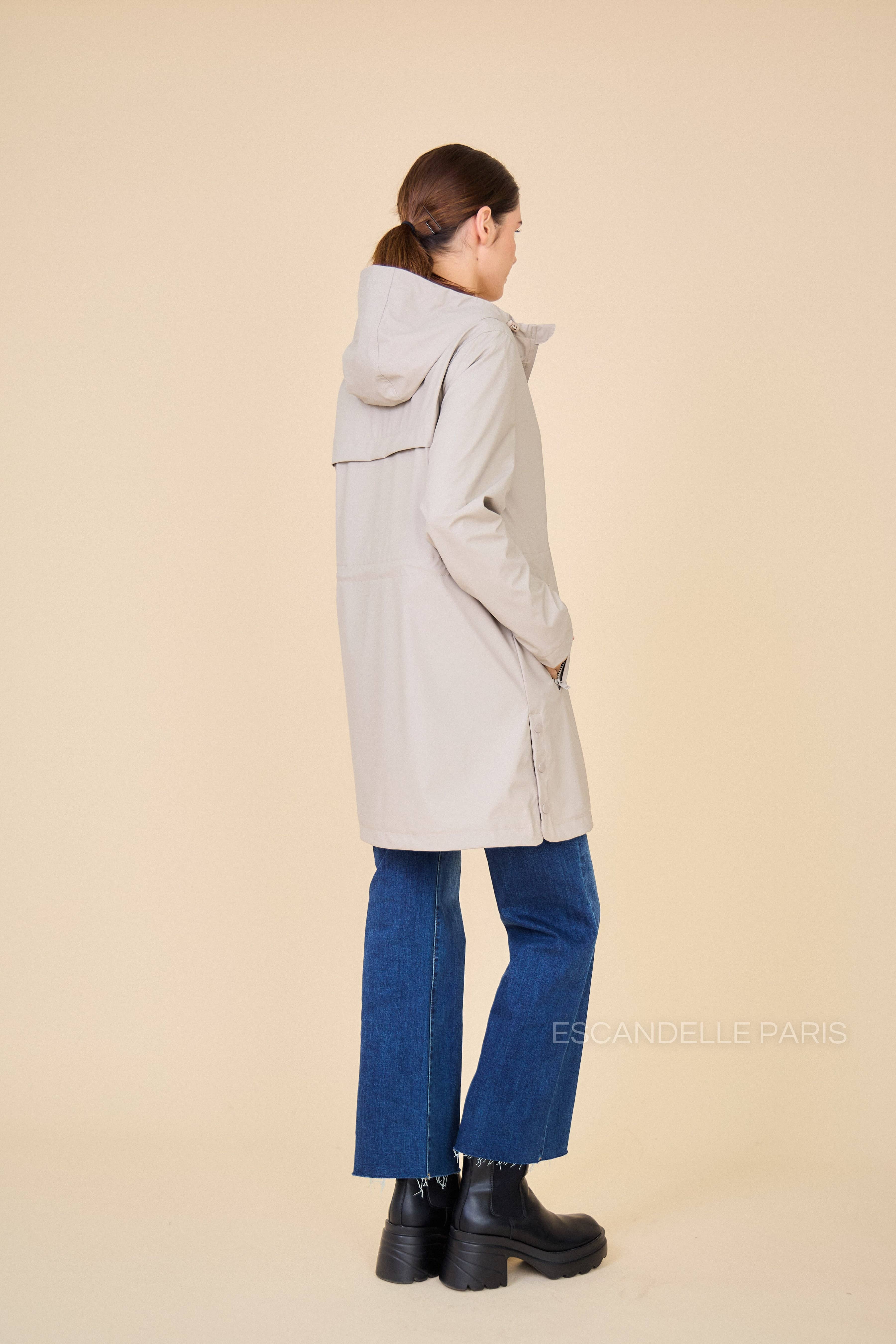 Escandelle Paris - Wholesale Parka - Women's - Mid-length parka with elastic6