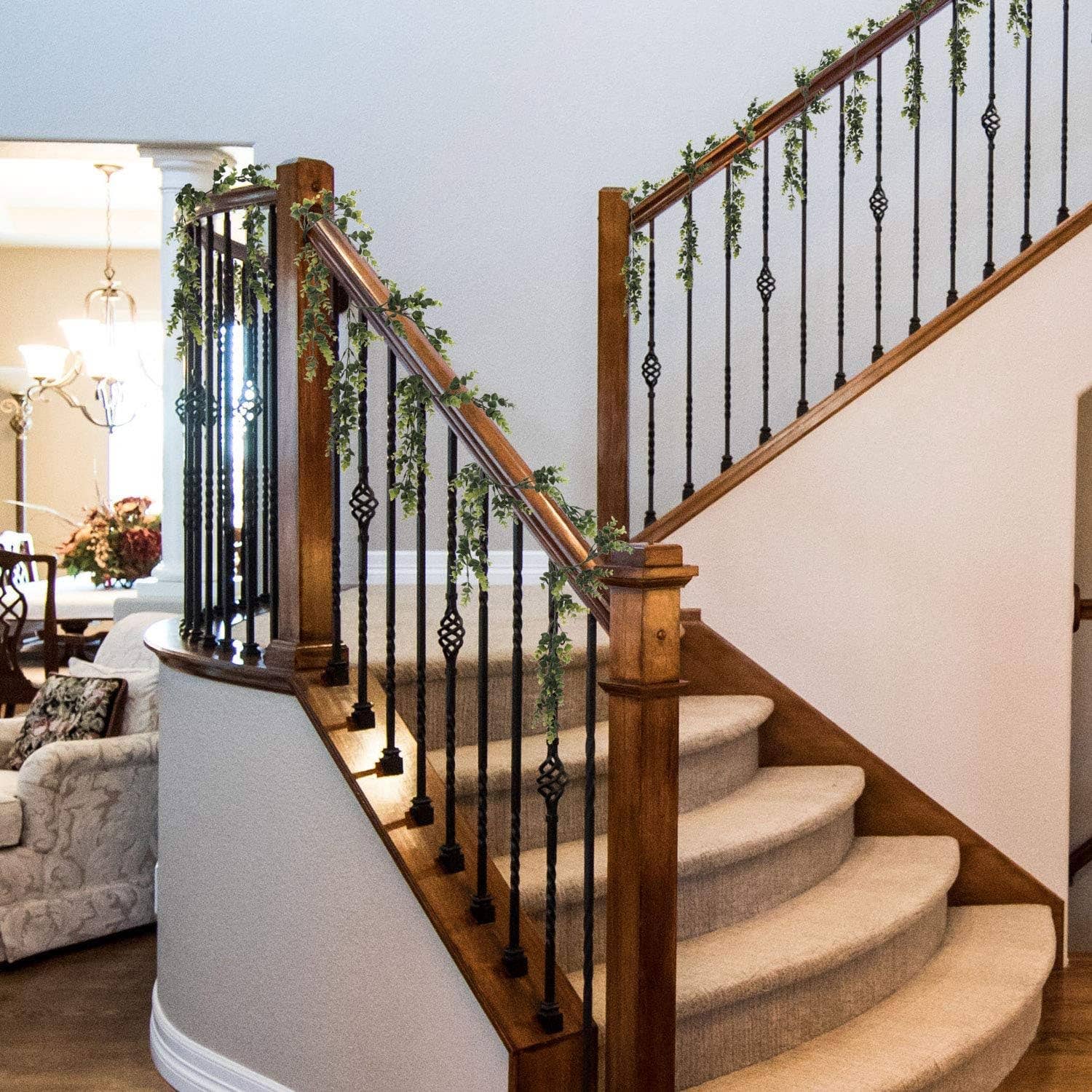 Larksilk - Wholesale Bunting/Garland - Set of 6 Green Eucalyptus Garlands | 6 Foot Long1