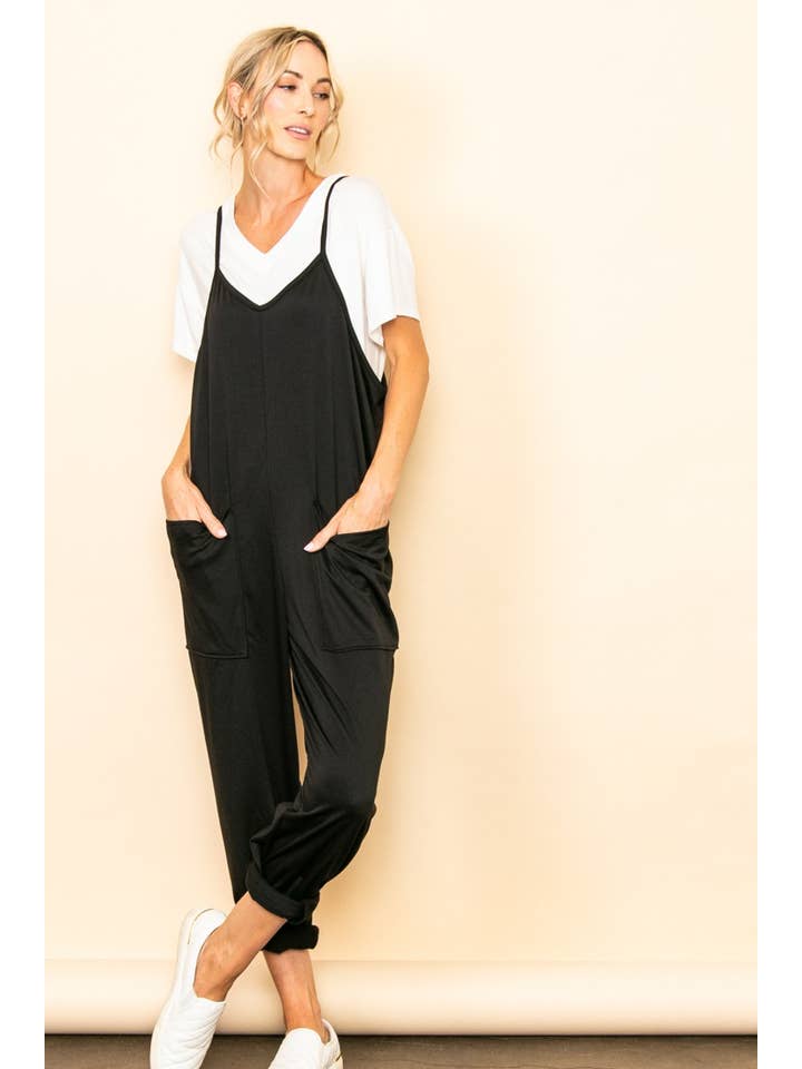 Elloh Collection - Wholesale Overalls - Women's - French Terry Jogger Fit Overall Jumper