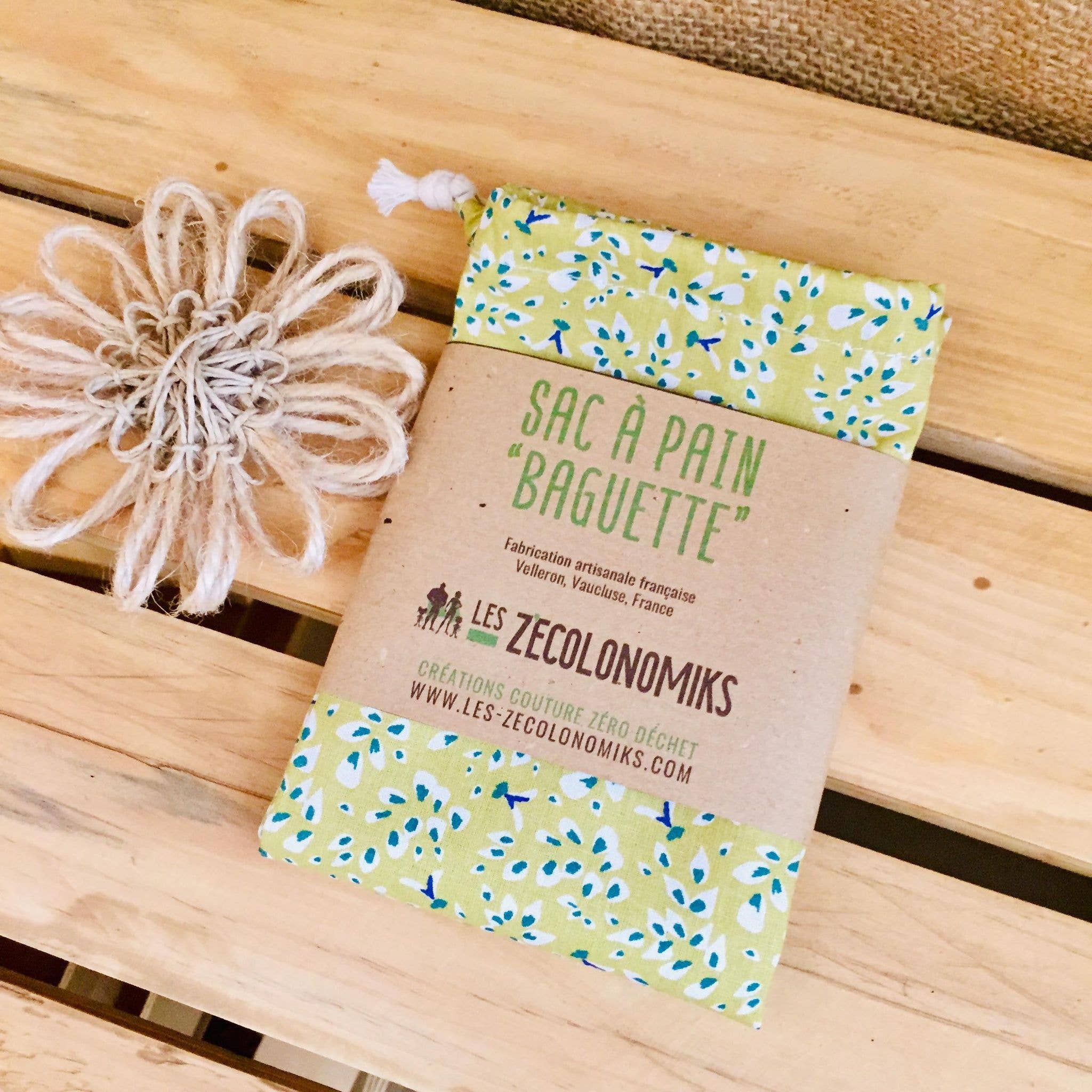 Les Z'écolonomiks - Wholesale Food Storage Wrap/Bag - Baguette bread bag2