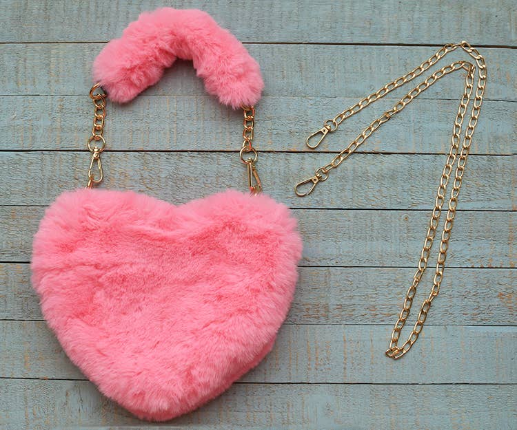 Sparkle Sisters by Couture Clips - Wholesale Crossbody Bag - Kids - Furry Heart Purse7