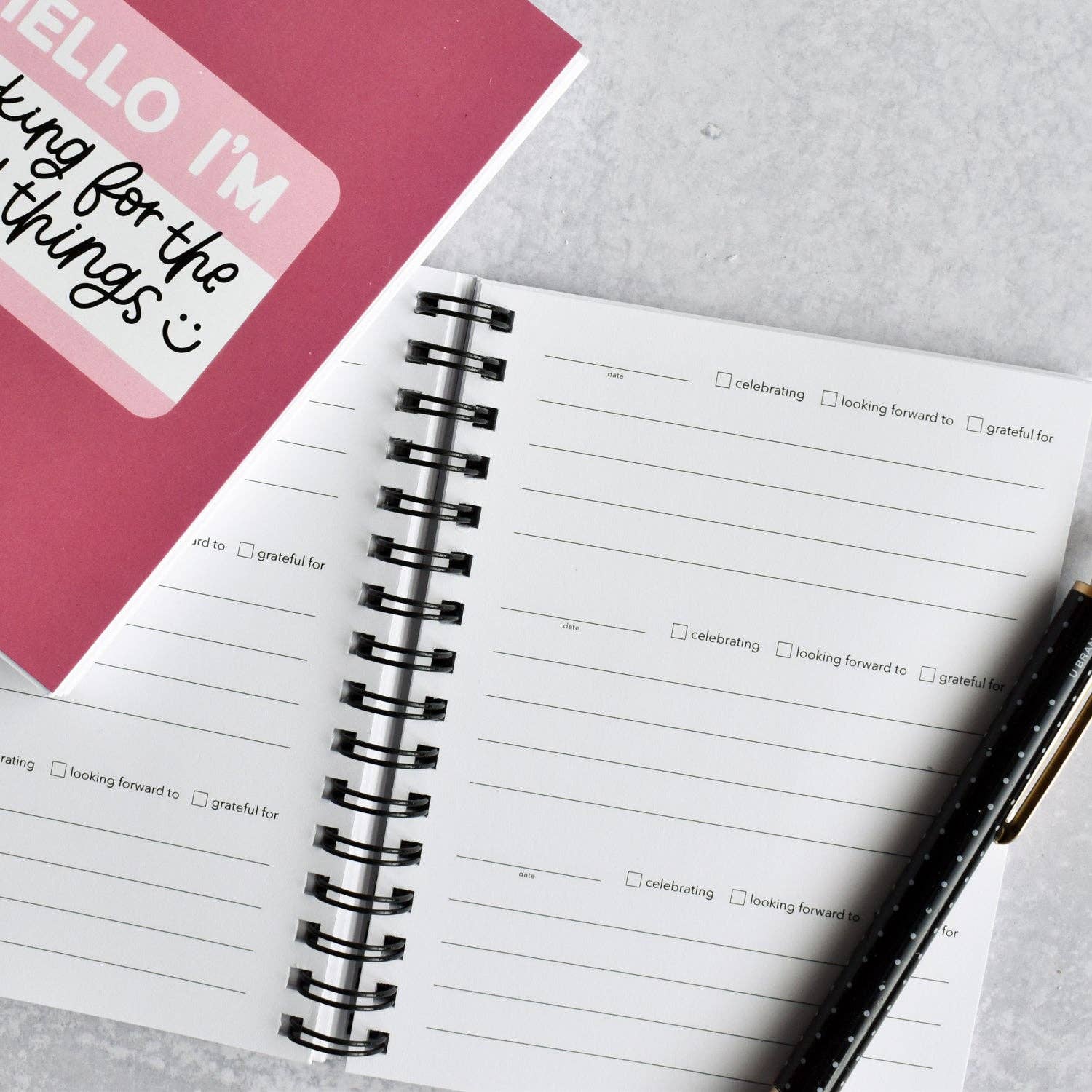 Kyn You Believe It - Wholesale Journal/Diary - Hello / Happy Things Gratitude Journal1