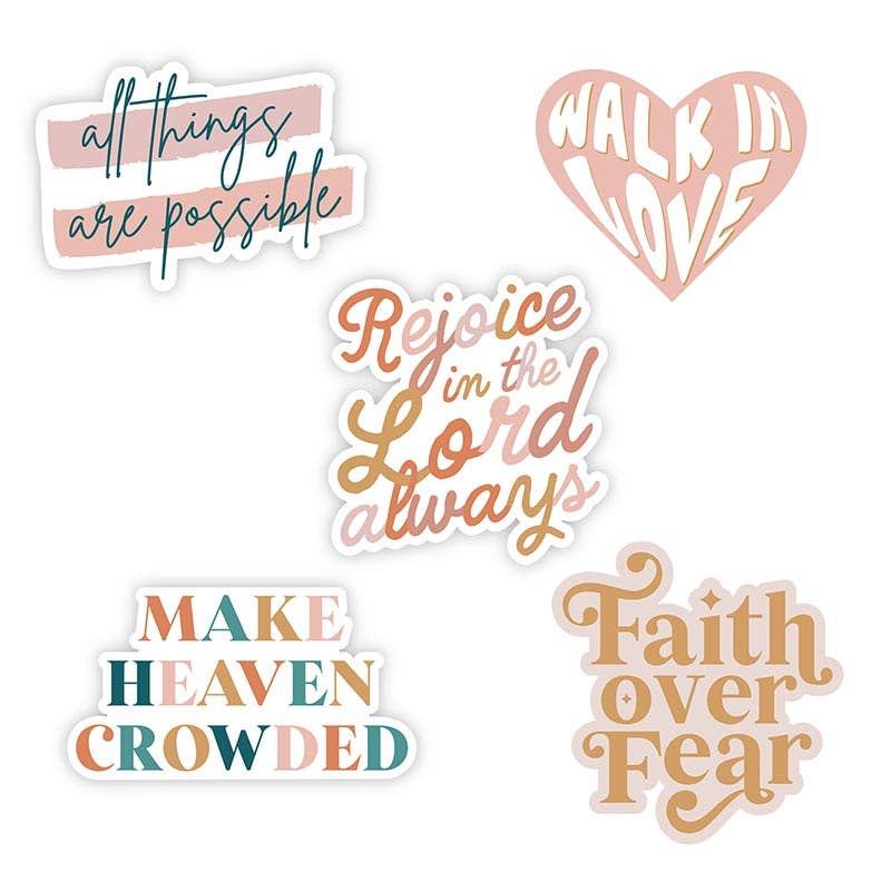 Wholesale Vinyl Stickers Retro Sticker Pack 5 pcs for your store Faire