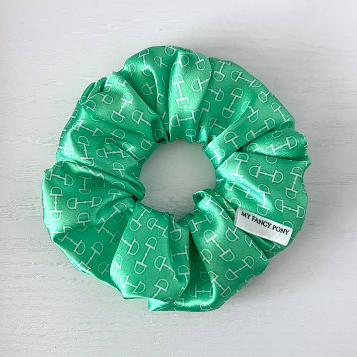 My Fancy Pony - Wholesale Scrunchie - Women's - Snaffle Bit Satin Equestrian Scrunchies4