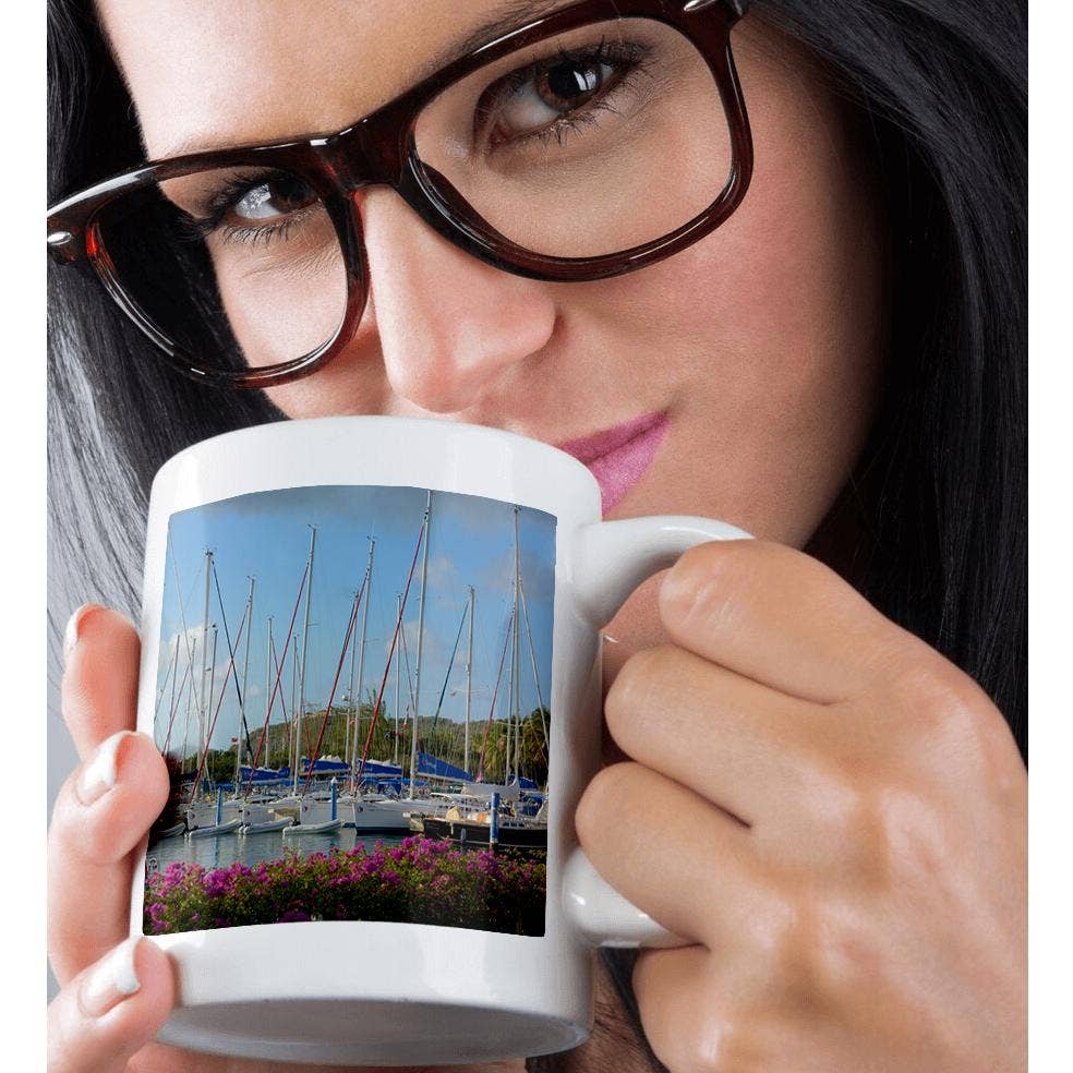 3dRose - Wholesale Coffee Mug - 3dRose, Caribbean, BVI, Virgin Gorda. Virgin Gorda Yacht Harbor, Spanish Town., Mug9
