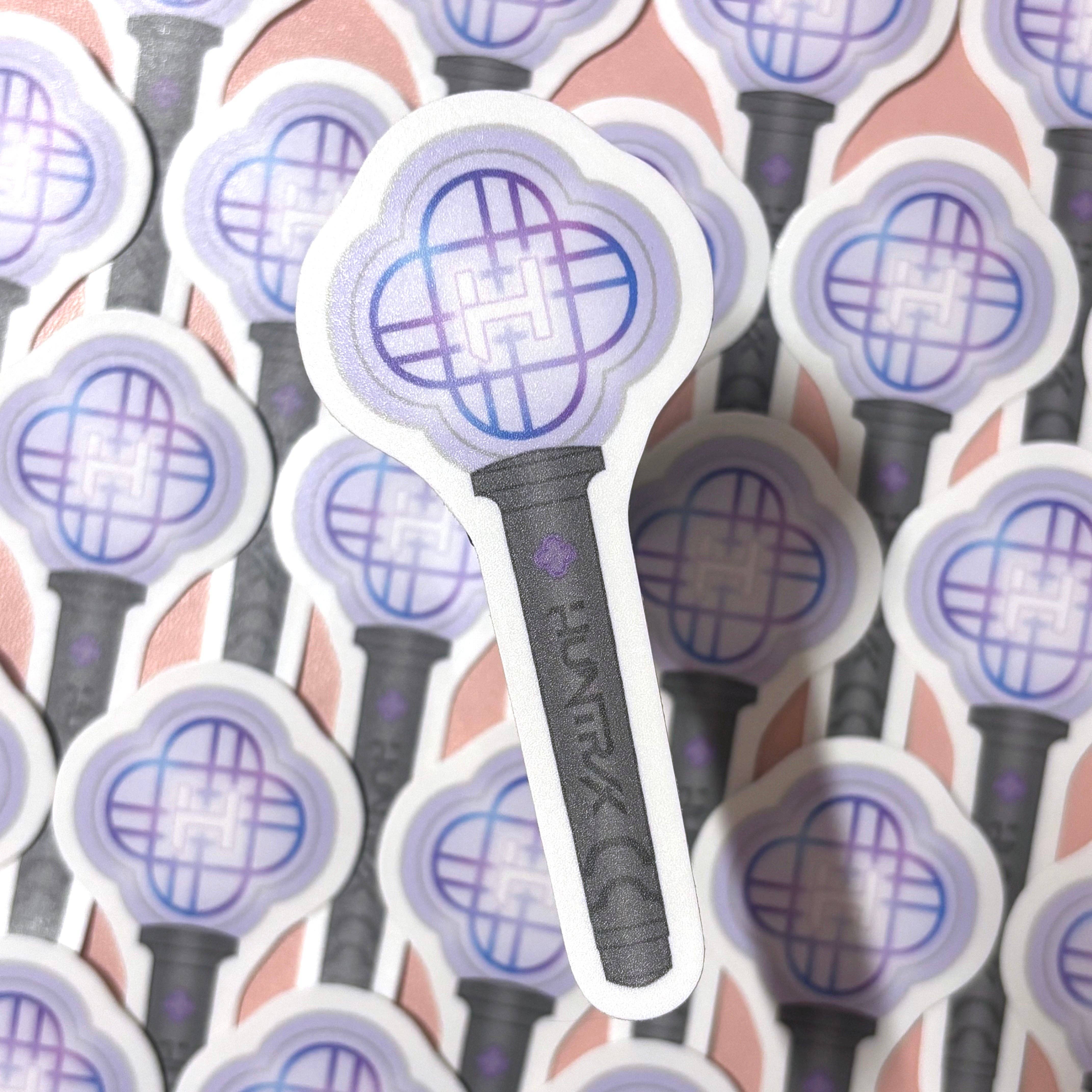 Parasol Paper - Wholesale Sticker - [WATERPROOF] Huntrix Saja Boys Lightstick Vinyl Sticker Decal0
