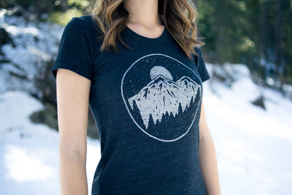 Moore Collection - Venta al por mayor Camiseta serigrafiada - Mujer - Señoras Night Sky Tee1