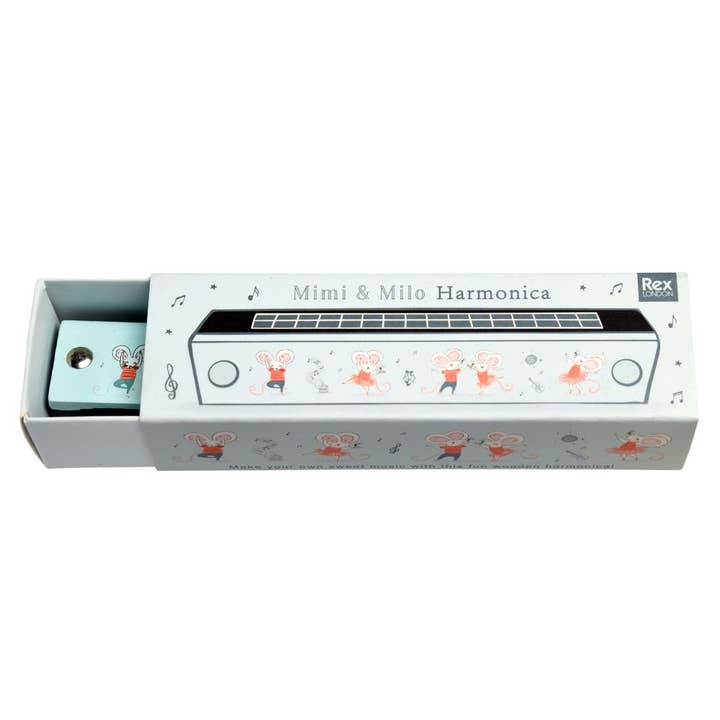Bobangles - Wholesale Musical Instrument - Rex London Wooden Harmonica - Mimi Milo