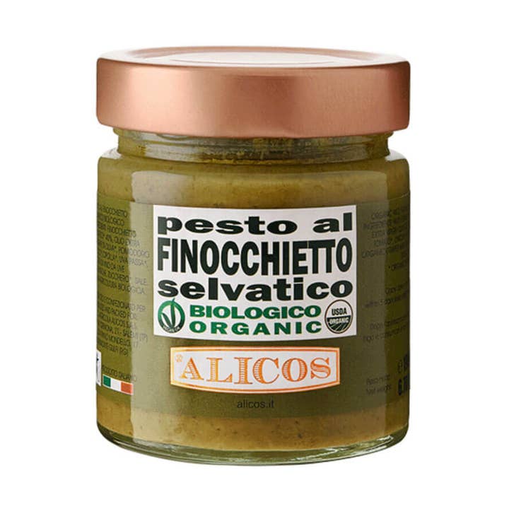 Pesto de fenouil sauvage bio - Alicos pour la vente par Emporio Sicilia