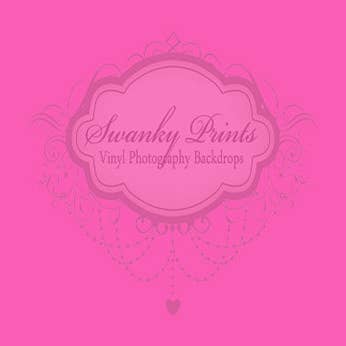 3ft x 3ft SOLID Hot Flamingo Pink - Fotografía de vinilo para venta al por mayor de Swanky Prints